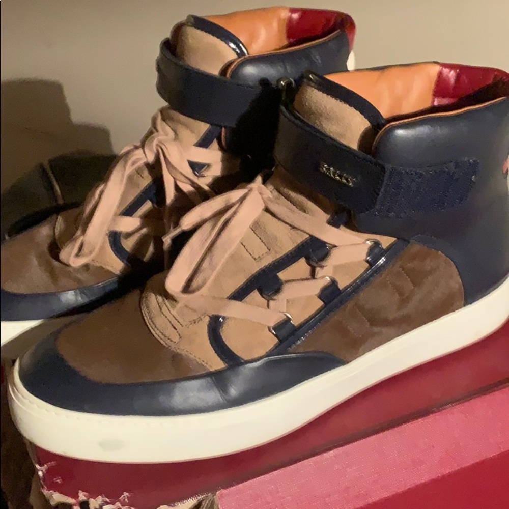 Bally’s calf fur sneakers